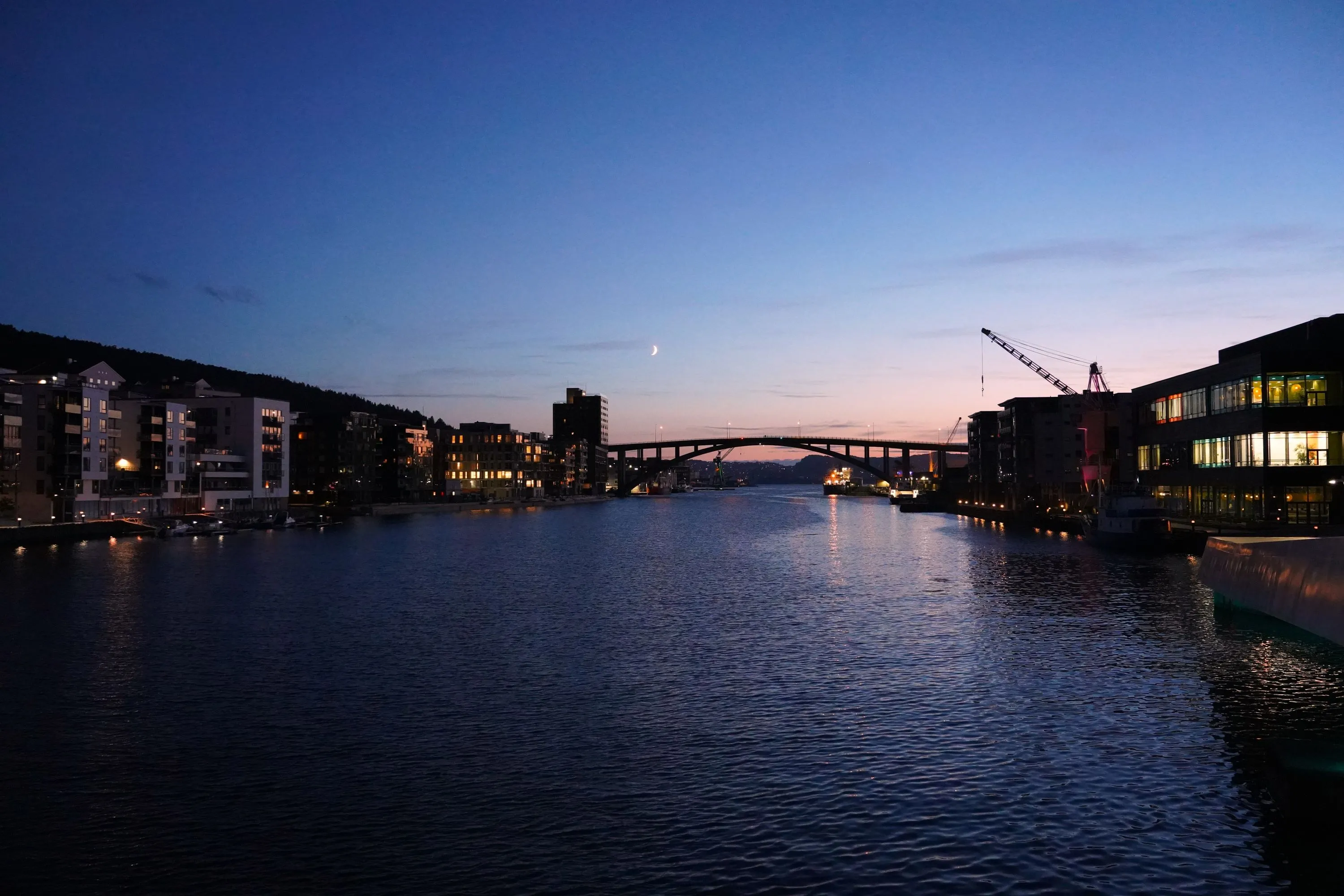 Bridge at night