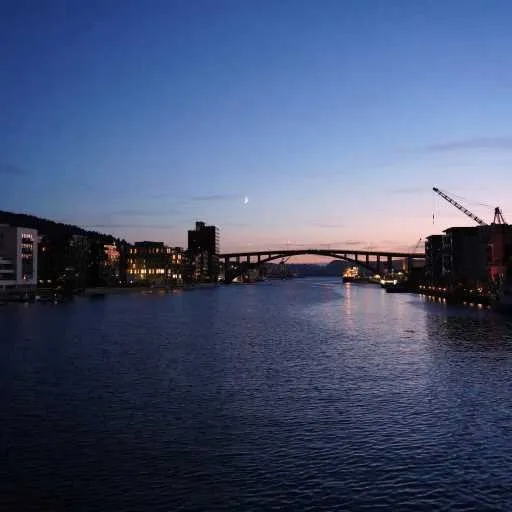 Bridge at night